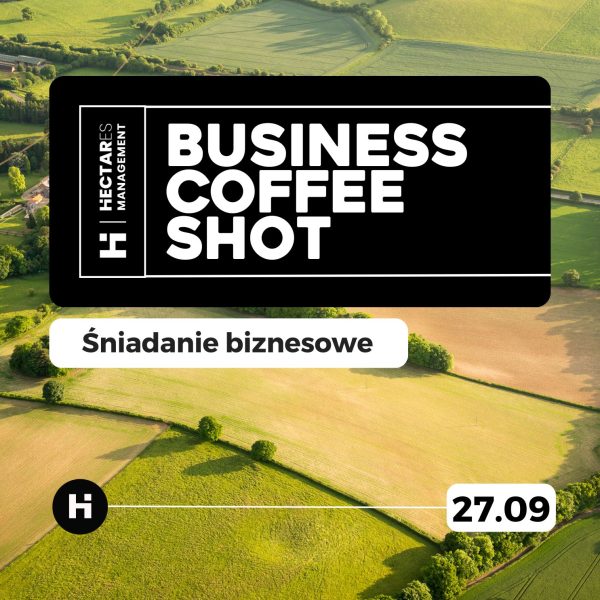 business coffee shot, śniadanie biznesowe Hectares